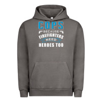 Pigment Tornado cops because firefighters need heroes too premium Urban Hoodie - linhVisuals