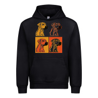 Black rhodesian ridgeback t  shirt rhodesian ridgeback dog gift idea t  shir Urban Hoodie - linhVisuals
