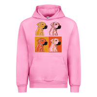 Fuchsia Pink rhodesian ridgeback t  shirt rhodesian ridgeback dog gift idea t  shir Urban Hoodie - linhVisuals