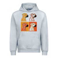 Heather Grey rhodesian ridgeback t  shirt rhodesian ridgeback dog gift idea t  shir Urban Hoodie - linhVisuals