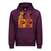 Mauve Wine rhodesian ridgeback t  shirt rhodesian ridgeback dog gift idea t  shir Urban Hoodie - linhVisuals