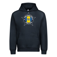 Navy philadelphia police t shirt   ppd Urban Hoodie - linhVisuals
