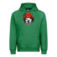 Emerald dalmatian firefighter dalmatian dog lover Urban Hoodie - linhVisuals