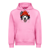 Fuchsia Pink dalmatian firefighter dalmatian dog lover Urban Hoodie - linhVisuals