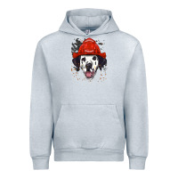 Heather Grey dalmatian firefighter dalmatian dog lover Urban Hoodie - linhVisuals