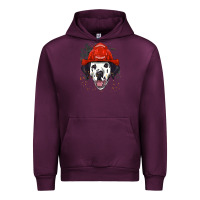 Mauve Wine dalmatian firefighter dalmatian dog lover Urban Hoodie - linhVisuals