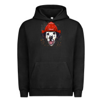 Pigment Black dalmatian firefighter dalmatian dog lover Urban Hoodie - linhVisuals
