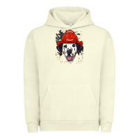 Pigment Pistachio dalmatian firefighter dalmatian dog lover Urban Hoodie - linhVisuals