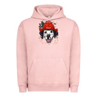 Pigment Salmon dalmatian firefighter dalmatian dog lover Urban Hoodie - linhVisuals