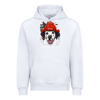 White dalmatian firefighter dalmatian dog lover Urban Hoodie - linhVisuals