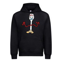 Black forky Urban Hoodie - linhVisuals