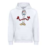 White forky Urban Hoodie - linhVisuals