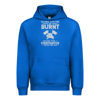 Cobalt playing with fire will get you burnt fireman firefighter fun Urban Hoodie - linhVisuals