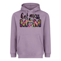 Lavender hot mess mom messy bun Heavyweight Hoodie - JahusDesignShop