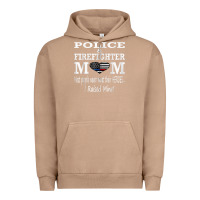 Pigment Burro police & firefighter mom, i raised mine fireman mothers day Urban Hoodie - linhVisuals