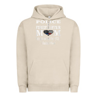 Pigment French Oak police & firefighter mom, i raised mine fireman mothers day Urban Hoodie - linhVisuals