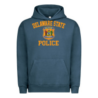 Pigment Midnight Navy delaware state police Urban Hoodie - linhVisuals