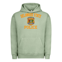 Pigment Oil Green delaware state police Urban Hoodie - linhVisuals
