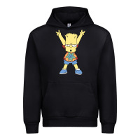 Black groovy bart Urban Hoodie - linhVisuals