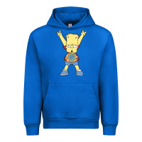 Cobalt groovy bart Urban Hoodie - linhVisuals