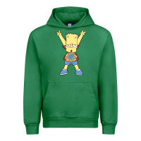Emerald groovy bart Urban Hoodie - linhVisuals