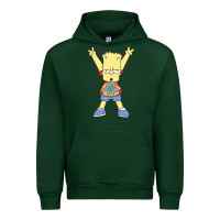 Forest Green groovy bart Urban Hoodie - linhVisuals