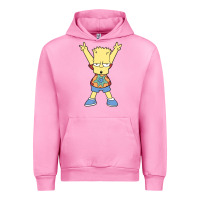 Fuchsia Pink groovy bart Urban Hoodie - linhVisuals