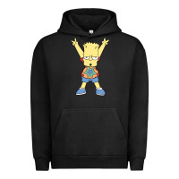 Pigment Black groovy bart Urban Hoodie - linhVisuals
