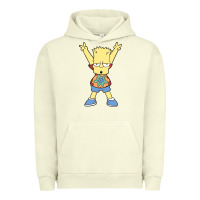 Pigment Pistachio groovy bart Urban Hoodie - linhVisuals