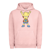 Pigment Salmon groovy bart Urban Hoodie - linhVisuals
