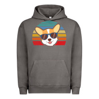 Cool Corgi Vintage 80s Dog Lover Urban Hoodie | Teevron