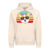 Sandshell cool corgi vintage 80s dog lover Urban Hoodie - linhVisuals