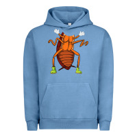 Pigment Pebble Blue cool easy cockroach insect halloween Urban Hoodie - linhVisuals