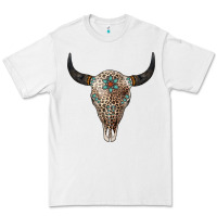 White Leopard Bull Skull Premium Tee - Jasminsmagicworld