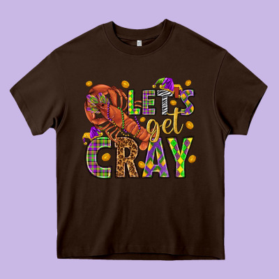 Let's Get Cray Heavy Core Tee Designed By Howdyjamesfarm