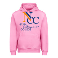 Fuchsia Pink nassau community college Urban Hoodie - linhVisuals