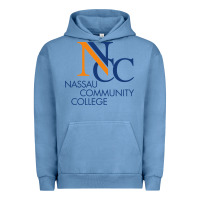 Pigment Pebble Blue nassau community college Urban Hoodie - linhVisuals
