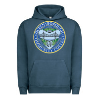 Pigment Midnight Navy queensborough community college Urban Hoodie - linhVisuals