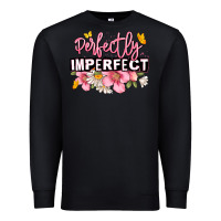 Black perfectly imperfect Premium Sweatshirt - JahusDesignShop