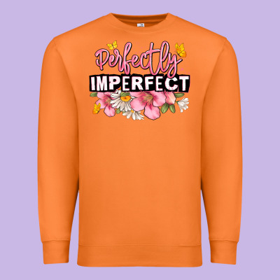 Perfectly Imperfect Premium Sweatshirt Designed By Jahusdesignshop