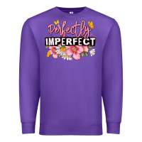 Purple perfectly imperfect Premium Sweatshirt - JahusDesignShop