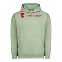 Pigment Oil Green triton college Urban Hoodie - linhVisuals
