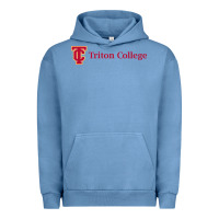 Pigment Pebble Blue triton college Urban Hoodie - linhVisuals