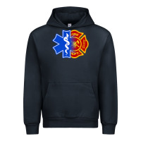 Navy emt firefighter ems fire first responder premium Urban Hoodie - linhVisuals