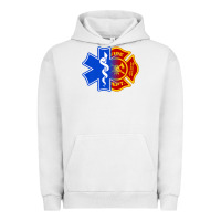 Pigment Lunar Rock emt firefighter ems fire first responder premium Urban Hoodie - linhVisuals