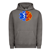 Pigment Tornado emt firefighter ems fire first responder premium Urban Hoodie - linhVisuals
