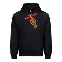 Black fat bike mountain biking Urban Hoodie - linhVisuals