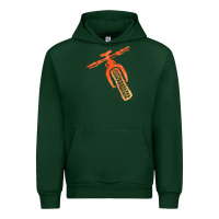 Forest Green fat bike mountain biking Urban Hoodie - linhVisuals