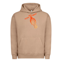 Pigment Burro fat bike mountain biking Urban Hoodie - linhVisuals