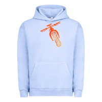 Pigment Grape Ice fat bike mountain biking Urban Hoodie - linhVisuals